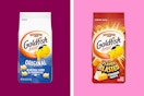Goldfish crackers on KCL template: orginal and cheddar jack'd