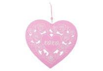 2 Valentine's Day MDF Hearts