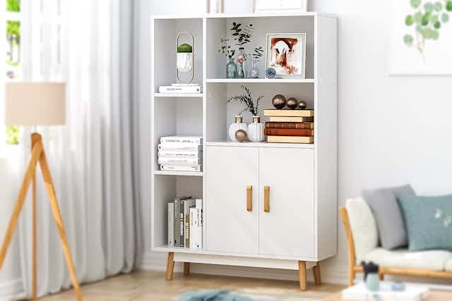 High-Quality Wood Bookcase on Sale for $69 at Walmart card image