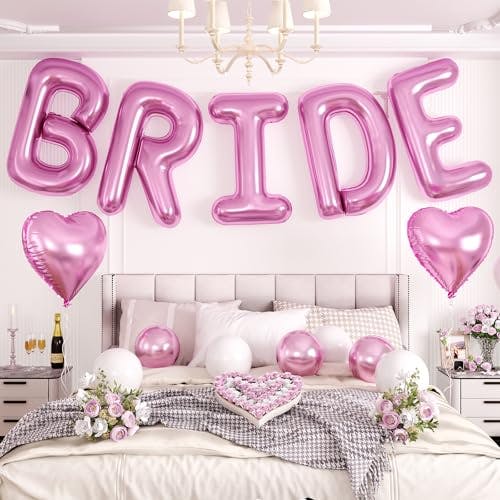 BRIDE Letter Balloons
