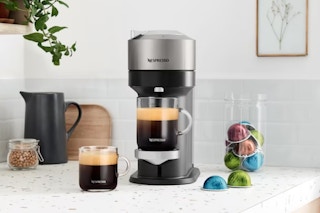 nespresso on a kitchen counter