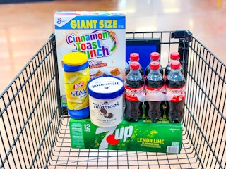 kroger matchup groceries in shopping cart