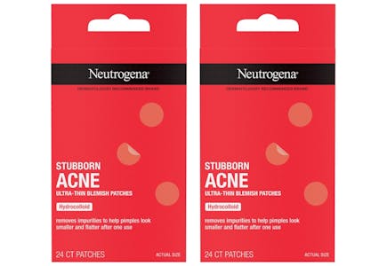 2 Neutrogena Stubborn Acne Patches