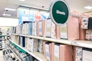 sheet sets sitting on a target shelf