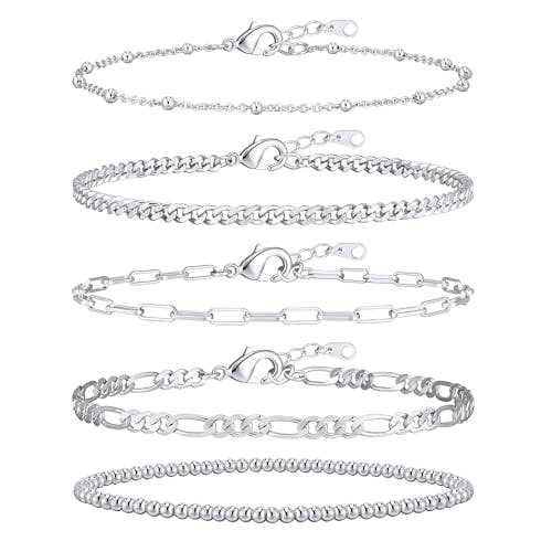 Silver Bracelet Set