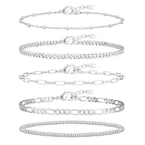 Silver Bracelet Set