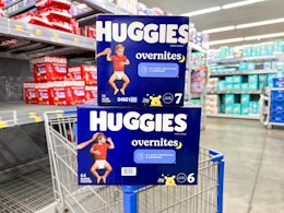 Huggies Overnites Diapers on Rollback + Extra $5 Off at Walmart card image