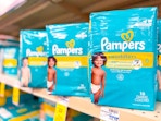 pampers swaddlers on shelf in cvs
