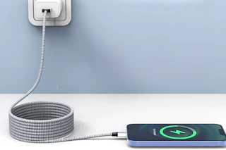 charger being used on iphone