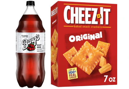 3 Barq's + 2 Cheez-It Boxes