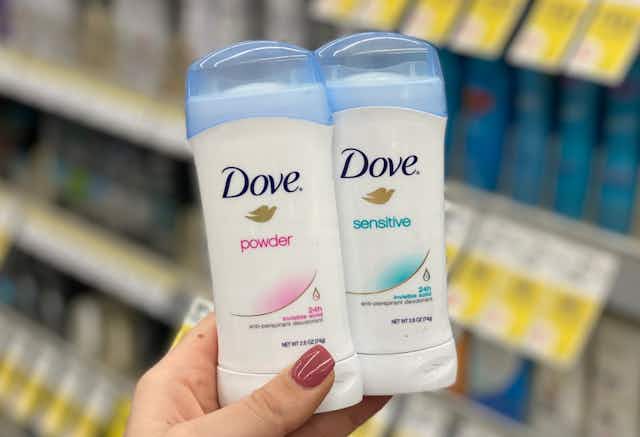 Better Than Free: Dove Deodorant at CVS card image