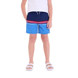Kids' Striped Swim Shorts