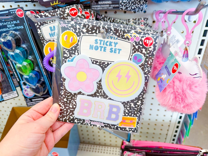 dollar tree sticky note set