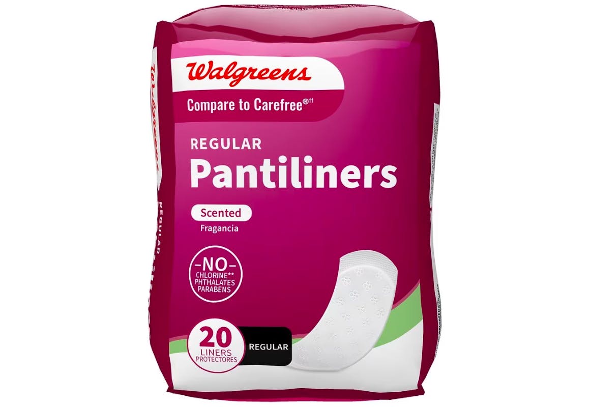 2 Walgreens Pantiliners