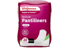 2 Walgreens Pantiliners