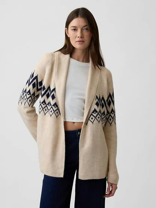 Gap Factory Fair Isle Cardigan