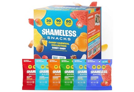 Shameless Snacks Candy 6-Pack