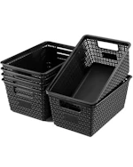 Storage Bins with Lids 6-Pack