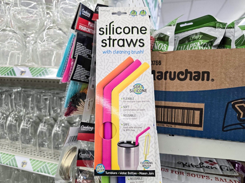 silicone straws