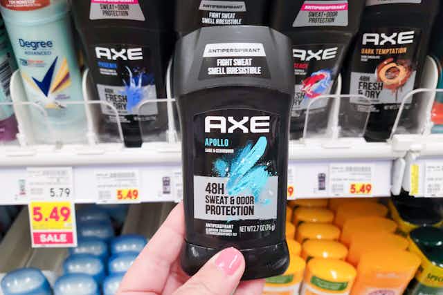 Save $6 When You Buy Axe Deodorant at Kroger — Pay Just $2.49 card image