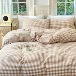 Gingham Grid Duvet Cover Set