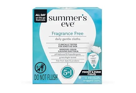 2 Summer's Eve Feminine Wipes Boxes