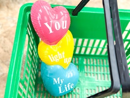 Valentine Balloons Trio