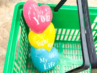 Valentine Balloons Trio