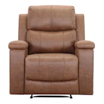Modern Vegan Leather Recliner