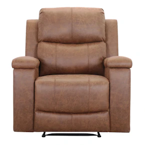 Modern Vegan Leather Recliner