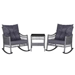 Wicker Patio Conversation Set