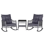 Wicker Patio Conversation Set