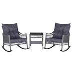 Wicker Patio Conversation Set
