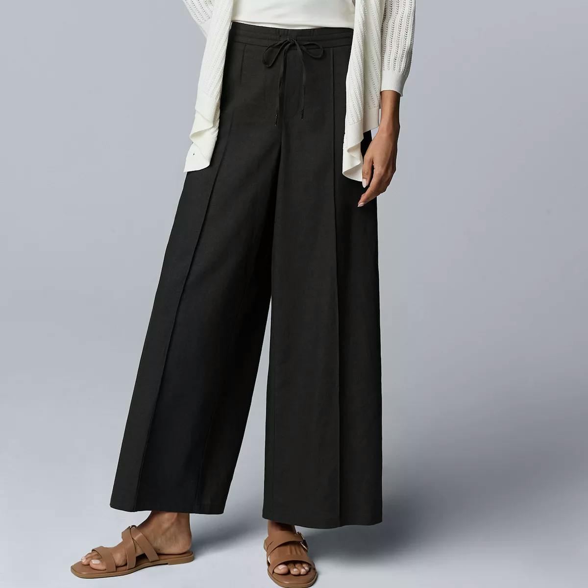 Vera Wang Women's Wide Leg Pants