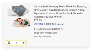 Cervical Neck Memory Foam Pillow