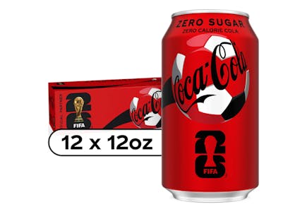3 Coca-Cola Zero Sugar Soda 12-Packs