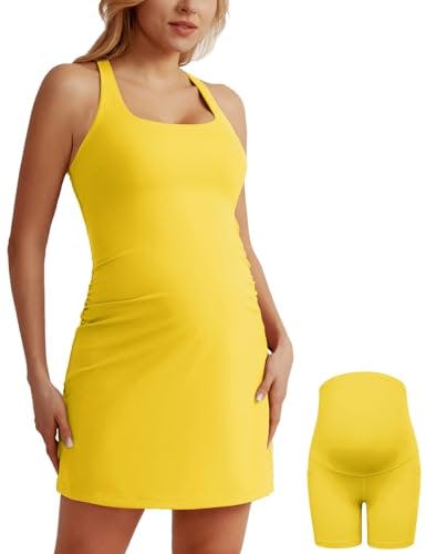 Maternity Tennis Dress with Shorts