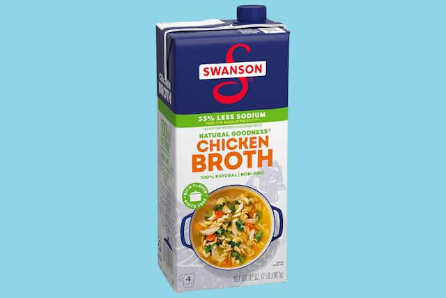 Swanson Chicken Broth, as Low as $1.38 on Amazon  card image