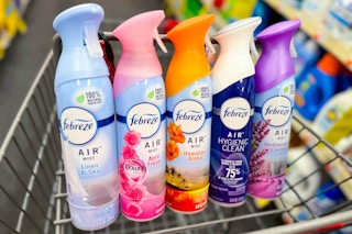 febreze air fresheners in cart