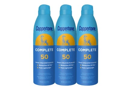 Coppertone Sunscreen 3-Pack