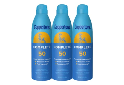 Coppertone Sunscreen 3-Pack