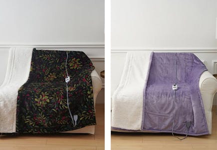 Warm & Cozy Plush Heated Throw