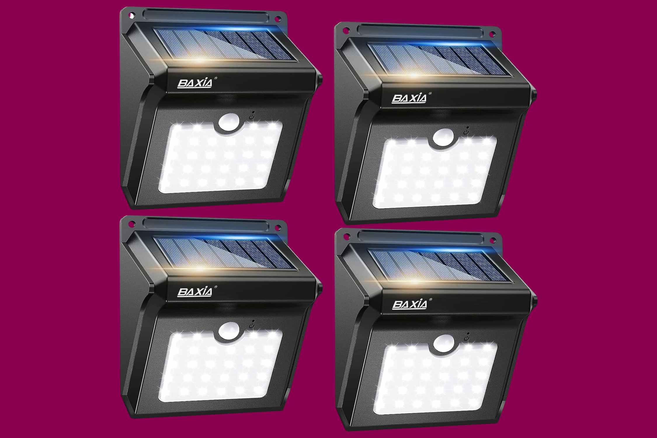 Solar Outdoor Lights 4-Pack, as Low as $13.49 on Amazon (Reg. $33)