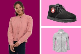 Canada Weather Gear at Zulily: $19 Jacket, $40 Boots, and More card image