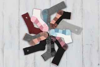 socks displayed in a circular design