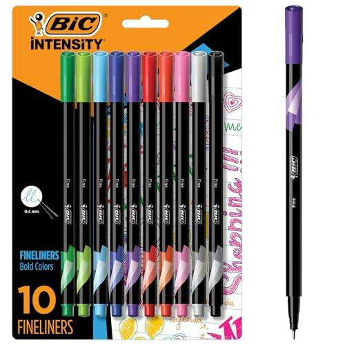 BIC Intensity Fineliner Marker Pen Set