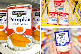 dollar general clover valley, betty crocker 3-photo collage