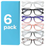 Blue Light Blocking Glasses 6-Pack