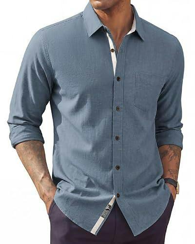 Mens Linen Shirt