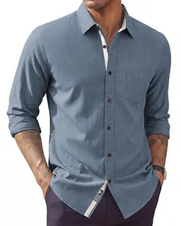 Mens Linen Shirt